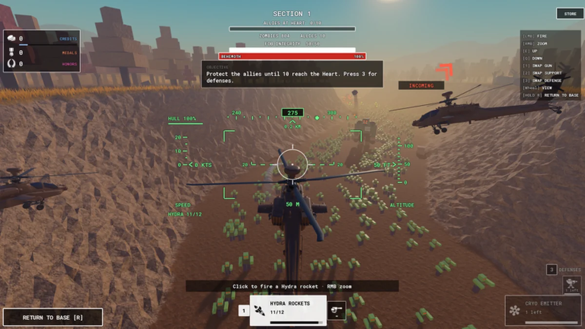 Official Zombie Air Force frontline scene