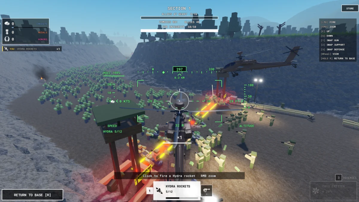 Official Zombie Air Force aircraft and frontline artwork